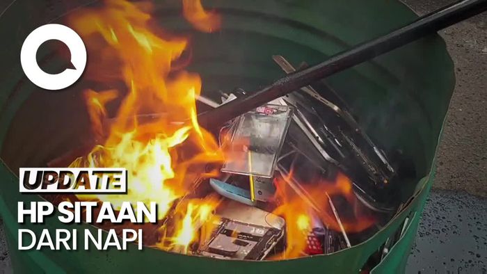Petugas Rutan Salemba Musnahkan 670 HP Milik Narapidana