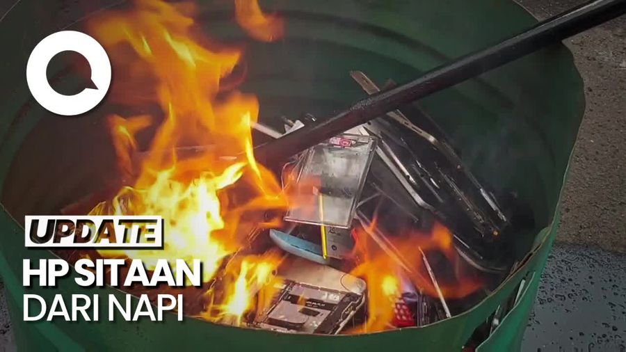 Petugas Rutan Salemba Musnahkan 670 HP Milik Narapidana