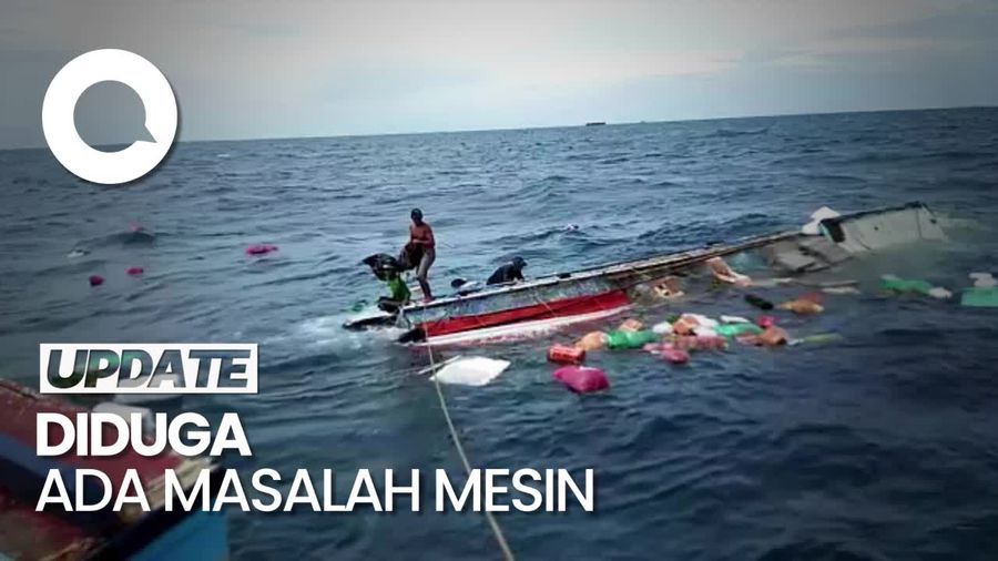 Detik-detik Kapal Penumpang Tenggelam di Kepulauan Seribu