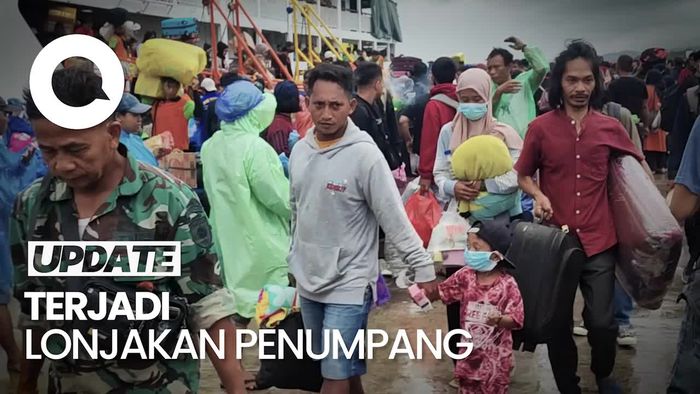Jelang Nataru, Pelabuhan Nusantara Parepare Mulai Ramai Penumpang