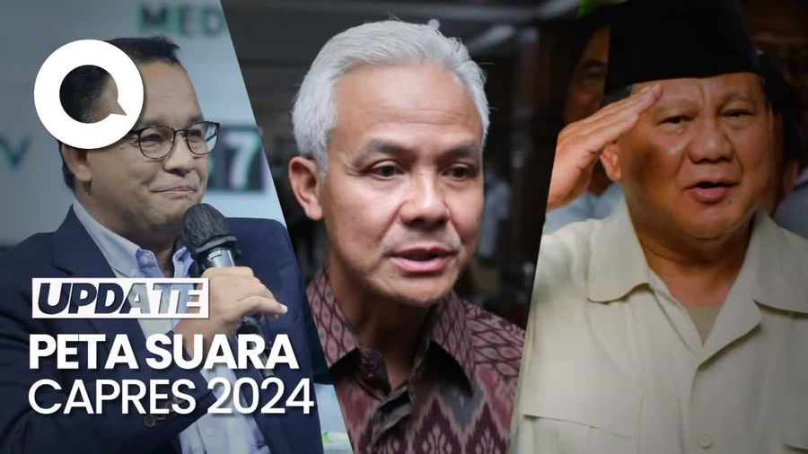 Membandingkan Kantong Suara Ganjar, Anies, dan Prabowo