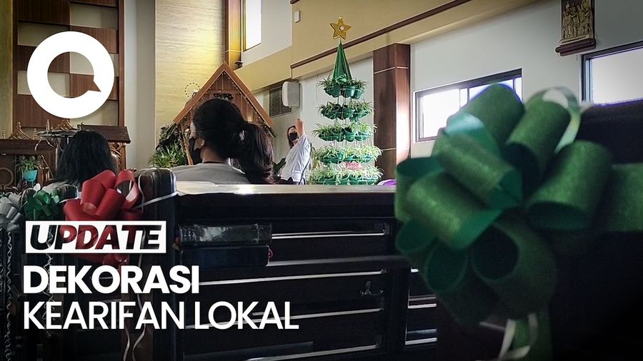 Melihat Persiapan Natal di Gereja Rangkasbitung  