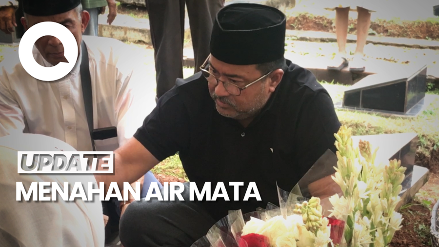 Tiba dari Singapura, Rano Karno Langsung Kunjungi Makam Mak Nyak