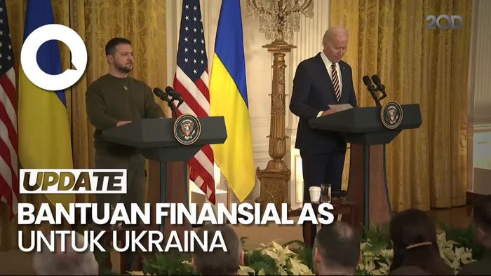 Oleh-oleh Zelensky Usai Temui Biden di Washington