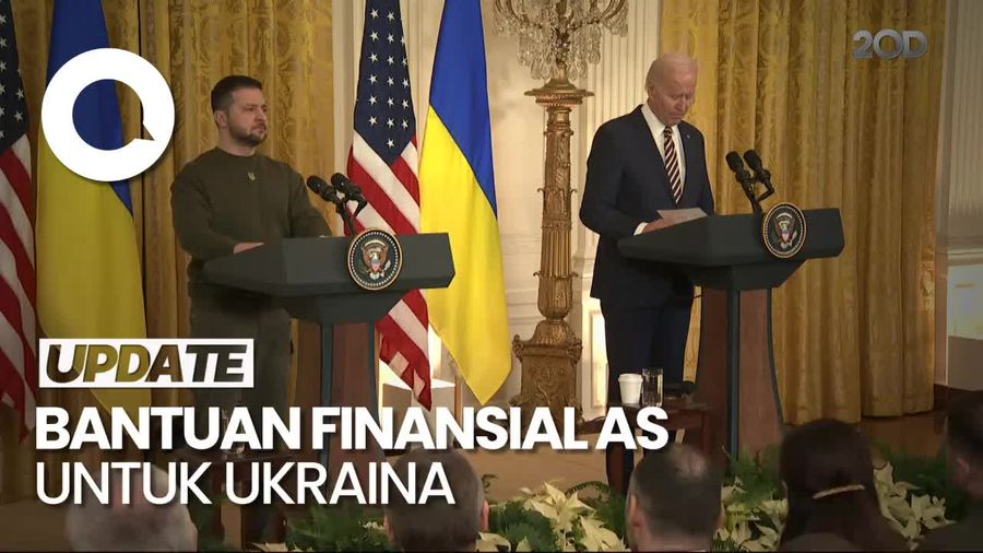 Oleh-oleh Zelensky Usai Temui Biden di Washington