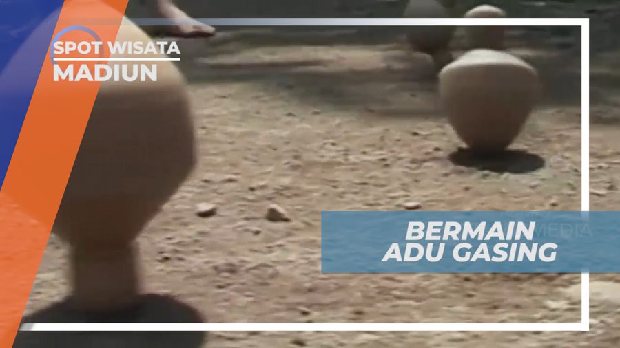 Isi Liburan Dengan Bermain Adu Gasing yang Seru, Madiun
