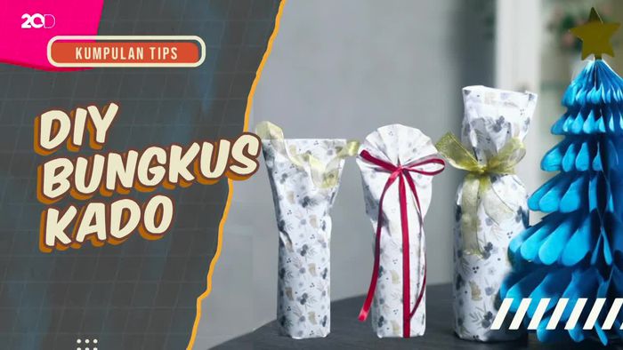 KuTips: 3 Kreasi Bungkus Kado Botol Tanpa Kotak