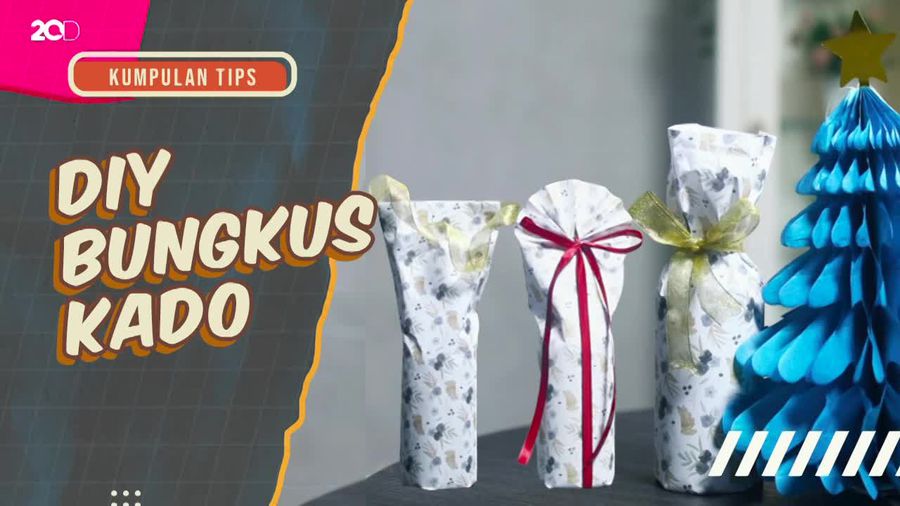 KuTips: 3 Kreasi Bungkus Kado Botol Tanpa Kotak