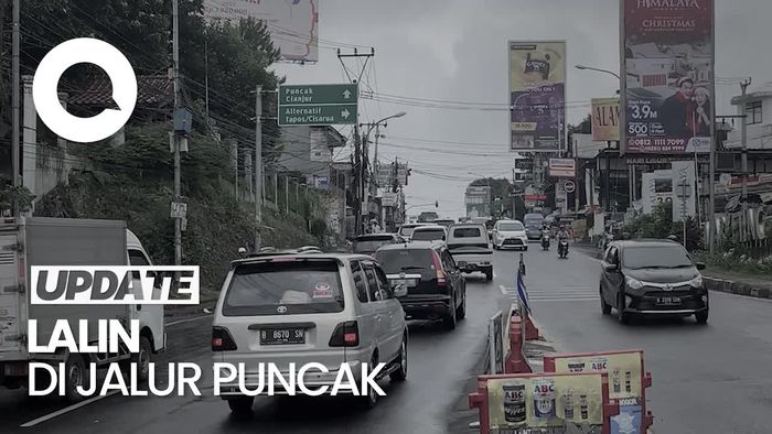 Arus Lalin Menuju Puncak Bogor Ramai Lancar