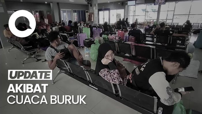 Cuaca Buruk Bikin Pemudik Kapal Terlantar di Pelabuhan Parepare
