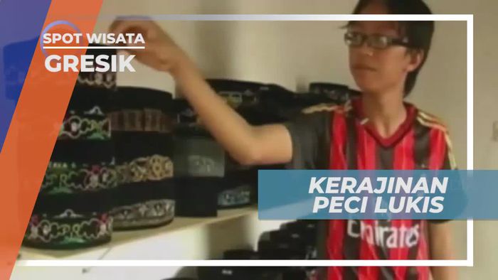 Peci Lukis, Kreasi Warga Gresik Dengan Aneka Motif Unik
