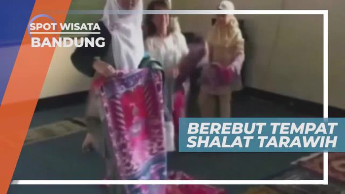 Nempatan, Tradisi Berebut Tempat Shalat Tarawih, Bandung