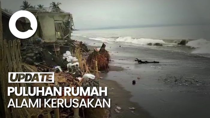 Gelombang Pasang Hancurkan Rumah, Warga di Mataram Berharap Bisa Pindah