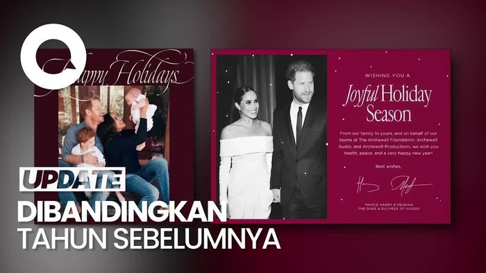 Nuansa Berbeda Kartu Natal Pangeran Harry-Meghan Markle