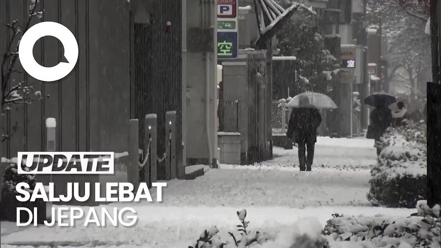 Jepang Dilanda Hujan Salju hingga Tewaskan 8 Orang