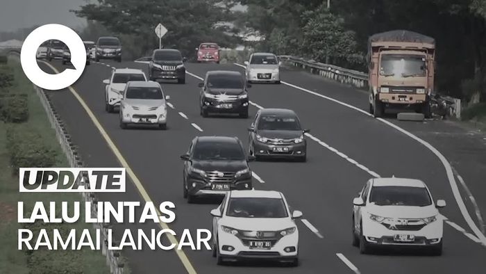 Kondisi Tol Cipali Arah Cirebon, Kendaraan Pribadi Mendominasi