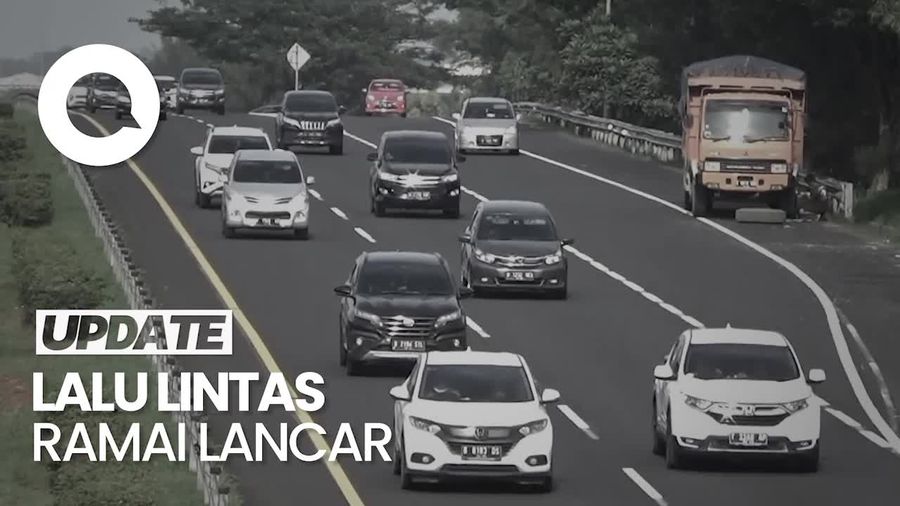 Kondisi Tol Cipali Arah Cirebon, Kendaraan Pribadi Mendominasi