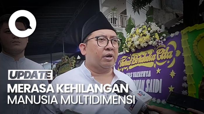 Fadli Zon Kenang Ridwan Saidi Saat Melayat ke Rumah Duka 