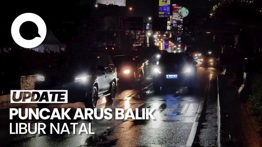 Jalur Puncak Bogor Kembali Dua Arah, Arus Lalu Lintas Lancar
