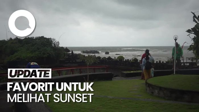Cuaca Ekstrem, Pengunjung Gagal Nyunset di Pantai Cemagi