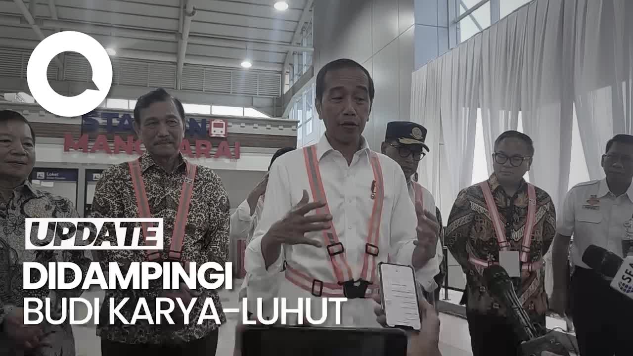 Sah! Presiden Jokowi Resmikan Pengembangan Stasiun Manggarai Tahap I