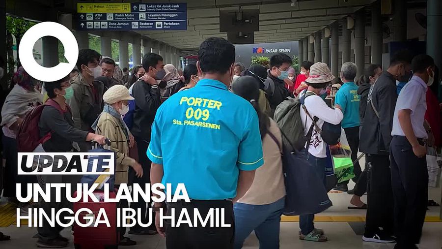Stasiun Pasar Senen Sediakan Porter Gratis Selama Libur Nataru