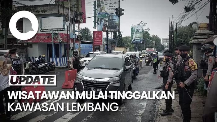 Situasi Lalin di Lembang Bandung Sore Ini Usai Libur Natal