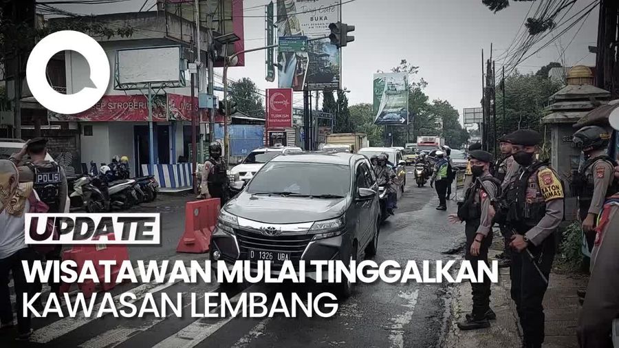 Situasi Lalin di Lembang Bandung Sore Ini Usai Libur Natal