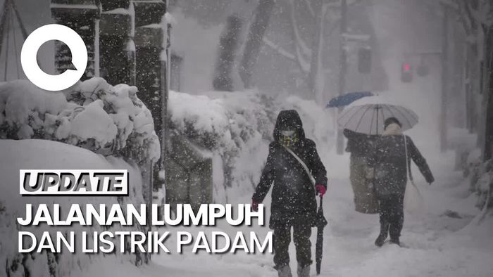 Badai Salju Hantam 3 Wilayah Jepang, Sudah 14 Orang Tewas