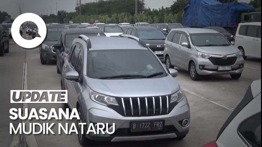 GT Cikampek Utama Terus Dipadati Kendaraan Libur Nataru
