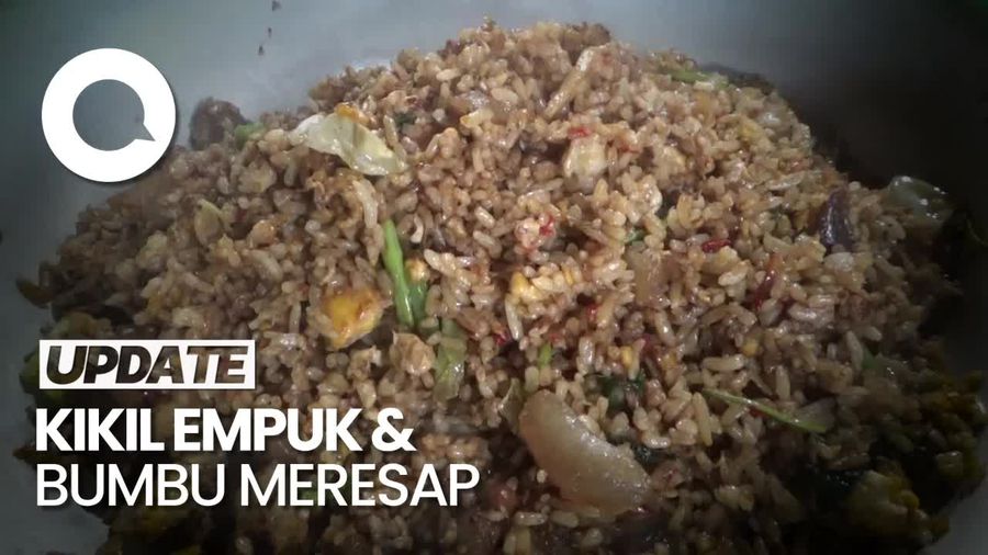 Puas Makan Nasi Goreng Kikil Porsi Jumbo