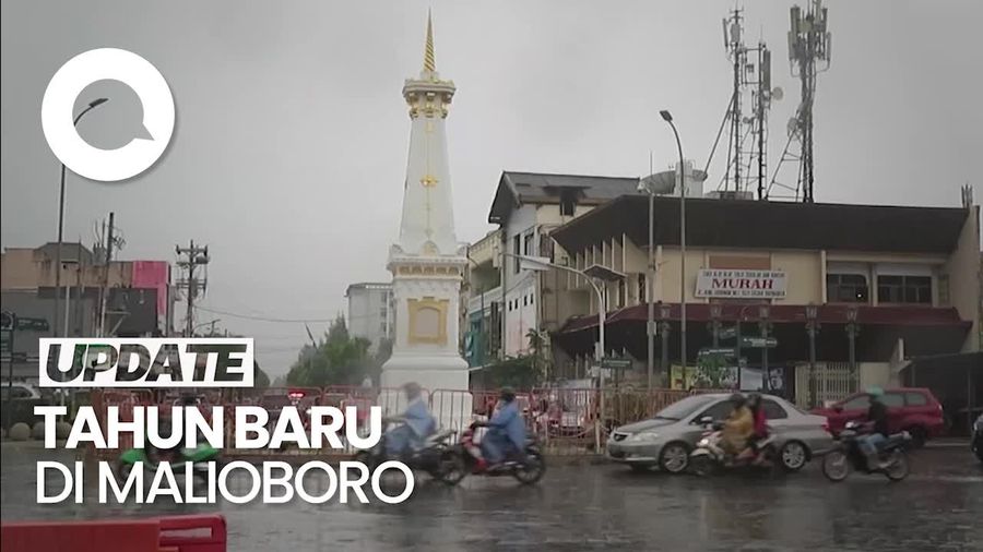 Tak Ada Event Khusus, Tahun Baruan di Malioboro Berjalan Normal