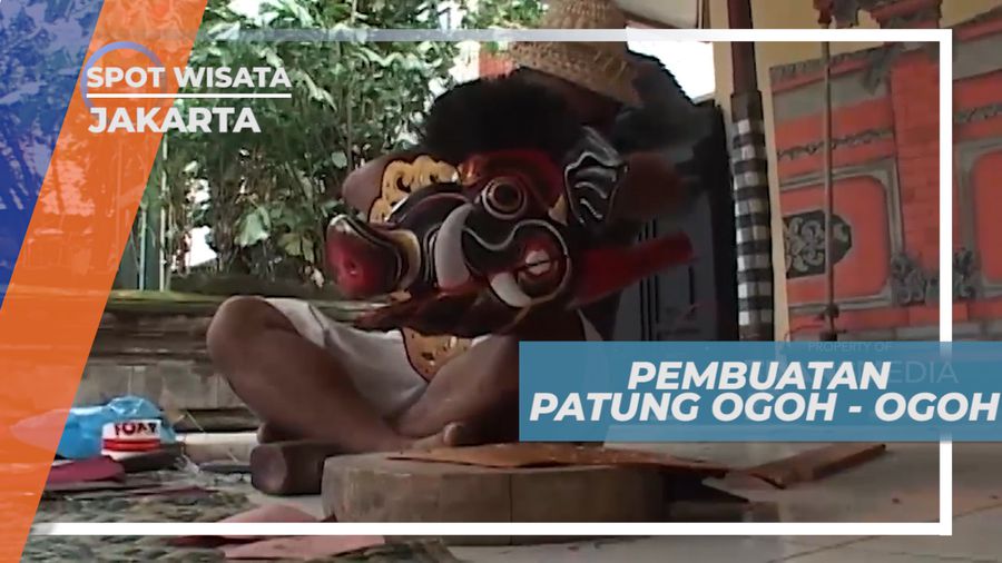 Pembuatan Patung Ogoh-ogoh Memperingati Hari Raya Nyepi, Jakarta
