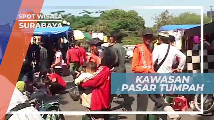 Berburu Aneka Barang Murah Meriah di Pasar Tumpah Surabaya