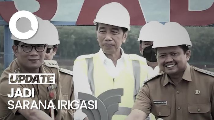 Jokowi Resmikan Bendungan Sadawarna, Diharapkan Genjot Produksi Padi