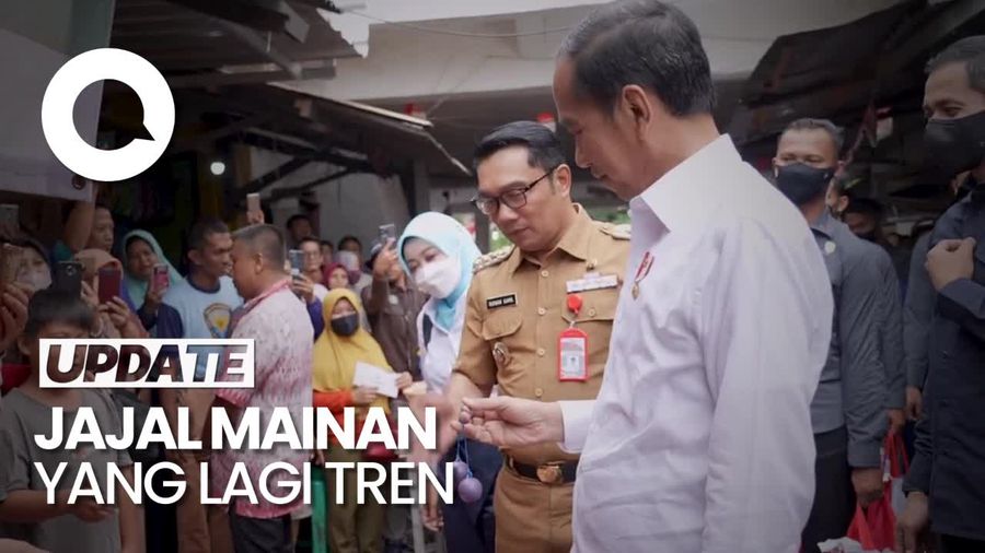 Momen Jokowi-RK Jajal Latto-latto Disambut Gelak Tawa