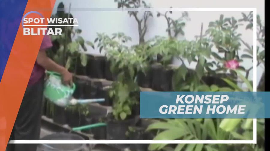 Green Home, Konsep Rumah Hijau Ramah Lingkungan Asal Blitar