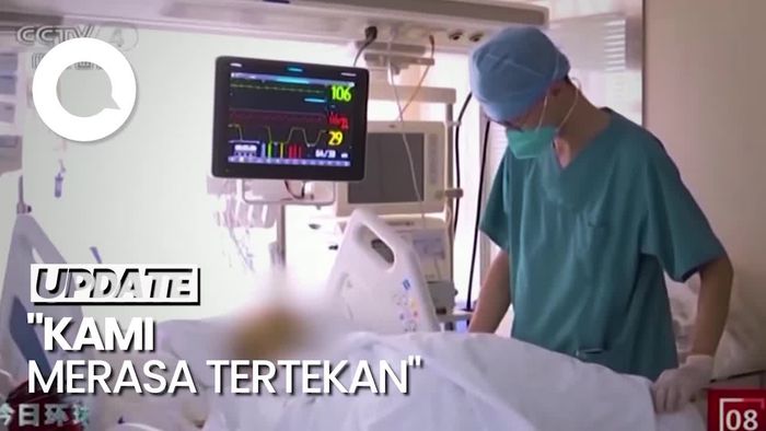 Kesibukan RS di China Akibat Covid-19, Nakes Tetap Bekerja Meski Sakit