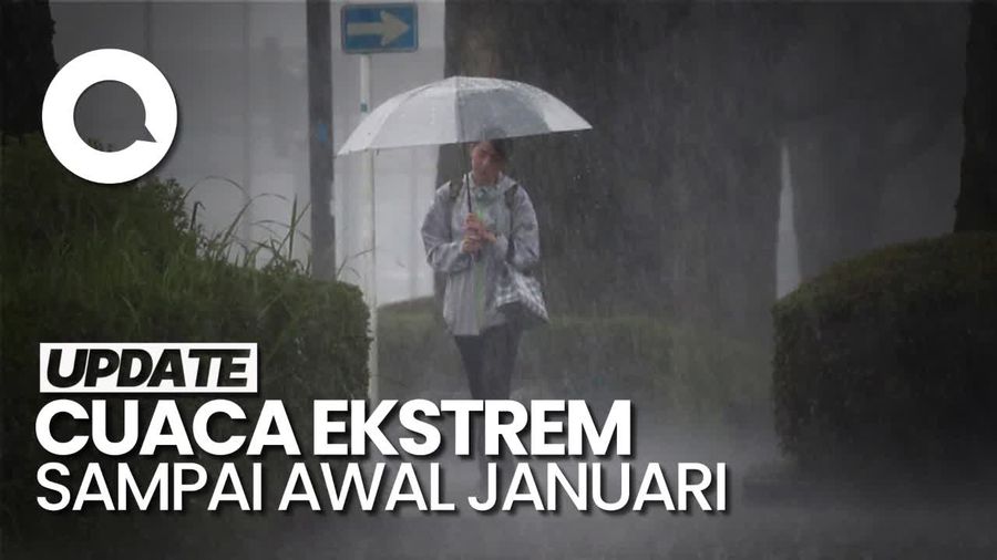 Catat! Ini Sebaran Potensi Hujan Ekstrem di Wilayah Indonesia