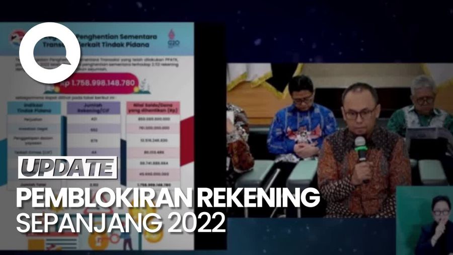 PPATK Blokir 2.112 Rekening Senilai Rp 1,7 T: Judi-Investasi Bodong
