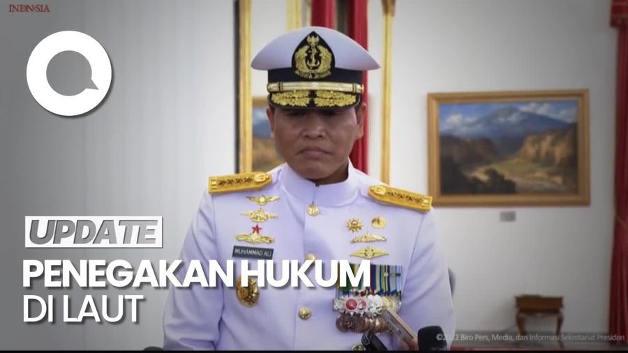 Jokowi Minta KSAL M Ali Jaga Kedaulatan Laut