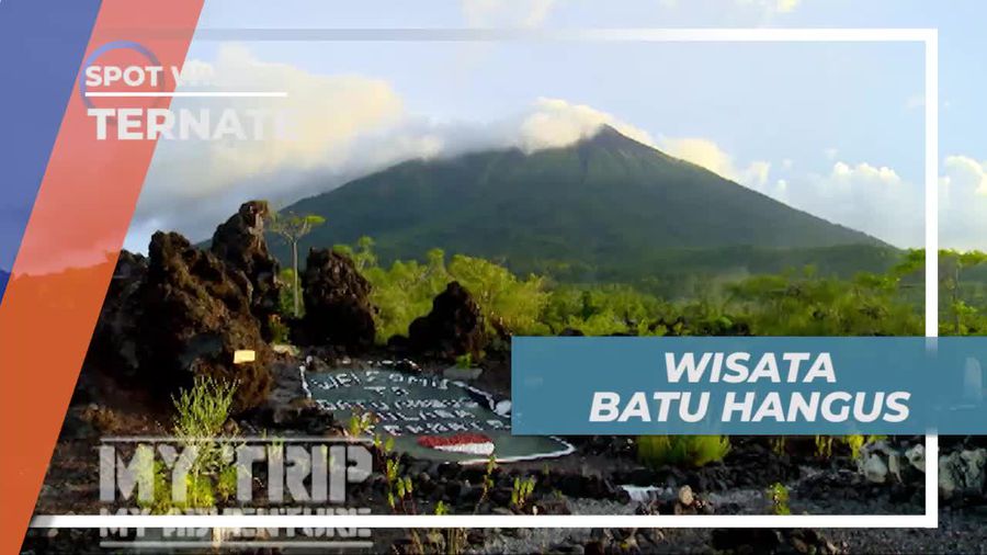 Batu Hangus, Tumpukan Material Sisa Letusan Gunung Gamalama, Ternate