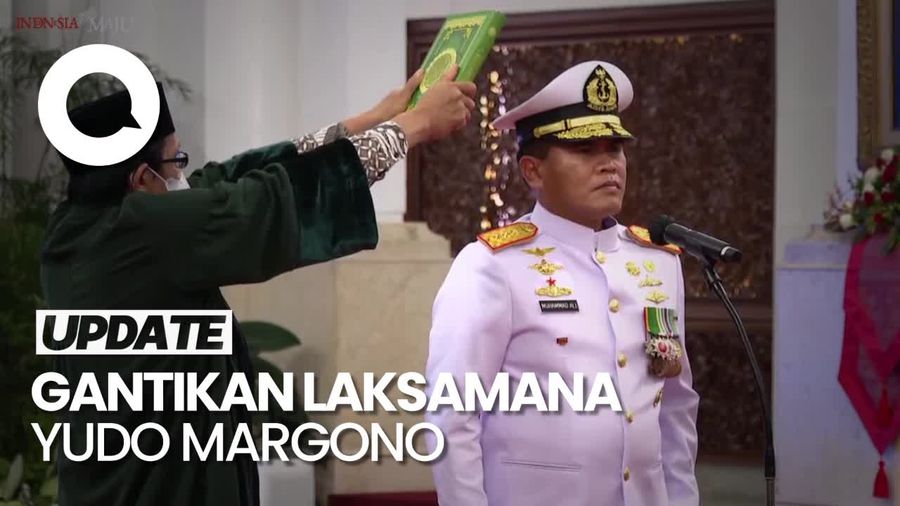 Jokowi Lantik Laksdya Muhammad Ali Jadi KSAL