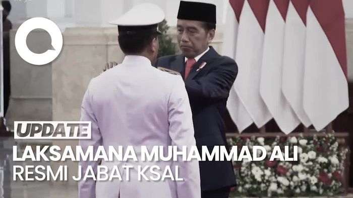 Dilantik Jadi KSAL, Muhammad Ali Kini Berpangkat Laksamana 