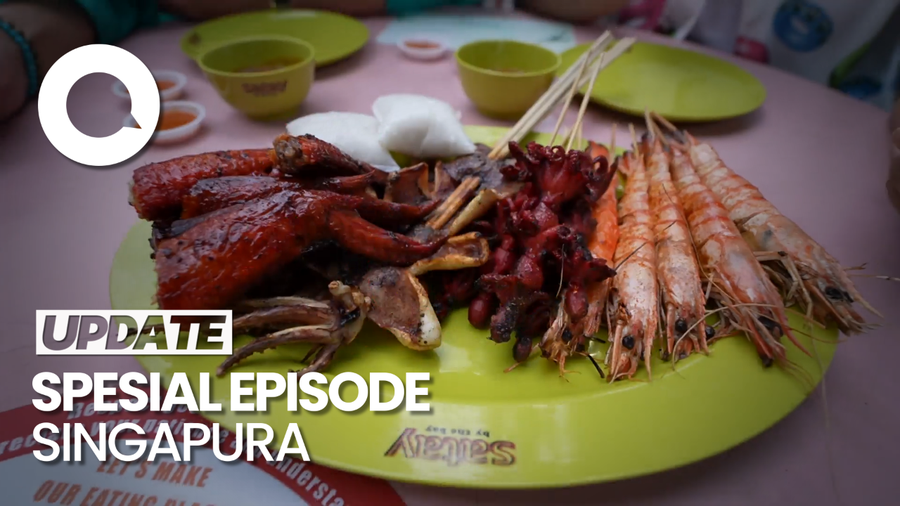 Bikin Laper: Aneka Kuliner Sate di Kawasan Marina Bay Sands Singapura