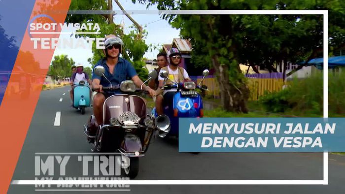 Menyusuri Kota Ternate Naik Skuter, Maluku Utara