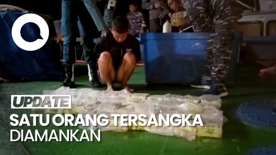 TNI AL Gagalkan Penyelundupan 45 Kg Sabu di Perairan Lhokseumawe