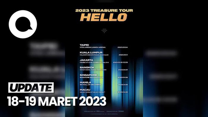 TEUME! TREASURE Bakal Konser di Jakarta Dua Hari