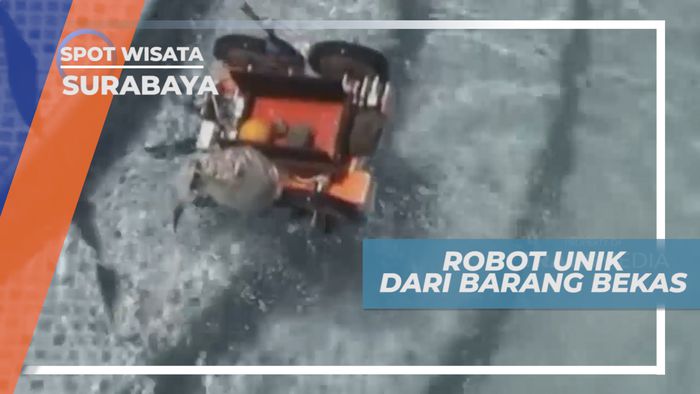 Menciptakan Robot Unik dari Barang Daur Ulang, Surabaya