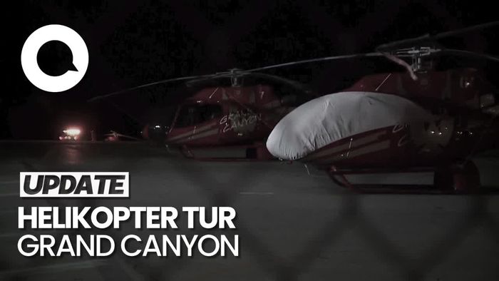 Helikopter tur Jatuh di Bandara Las Vegas Setelah Pendaratan Tak Mulus